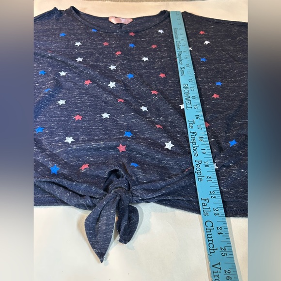 SJS open shoulder Star print top size small - Picture 10 of 10